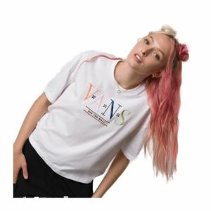 Női rövid ujjú póló VANS BURN SLOW WHITE kép