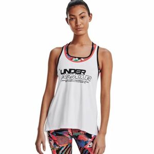 Női edzőtop UNDER ARMOUR Knockout Tank CB Graphic-WHT kép