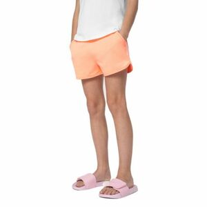 Lány melegítőnadrág rövidnadrág 4F JUNIOR SHORTS CAS F099-64N-SALMON CORAL NEON kép