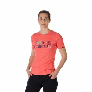 Női rövid ujjú túrázó póló NORTHFINDER MINNIE-362-redmelange kép