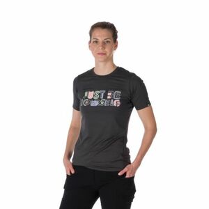 Női rövid ujjú túrázó póló NORTHFINDER MINNIE-274-black kép
