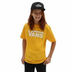 Fiú póló rövid ujjú VANS BY CLASSIC BOYS-OLD GOLD-WHITE kép