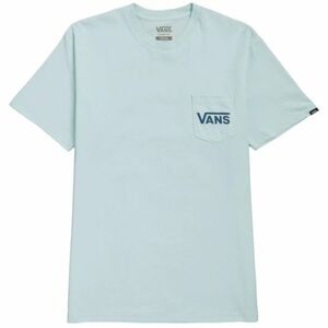 Férfi rövid ujjú póló VANS STYLE 76 BACK SS TEE-BLUE GLOW-TEAL kép