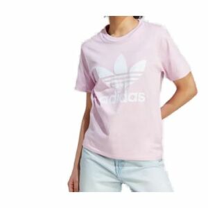 Női rövid ujjú póló ADIDAS ORIGINALS TREFOIL TEE-IK4039-orchid fusion kép