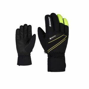 Férfi síkesztyűk ZIENER GUNAR GTX-801083-12737-black poison yellow kép
