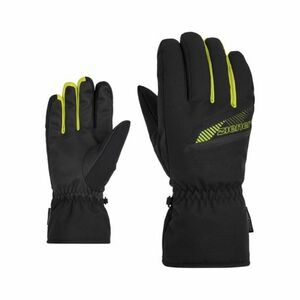 Férfi síkesztyűk ZIENER GORDAN-801079-12490-black lime kép