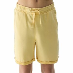 Fiú melegítőnadrág rövidnadrág 4F JUNIOR SHORTS CAS-4FJWSS24TSHOM279-73S-LIGHT LEMON kép