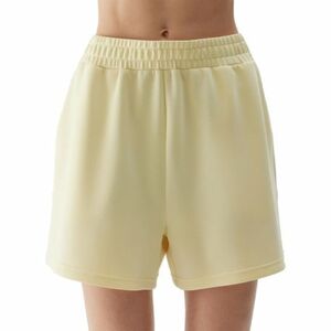 Női sportos rövidnadrágok 4F SHORTS CAS-WSS24TSHOF324-73S-LIGHT LEMON kép