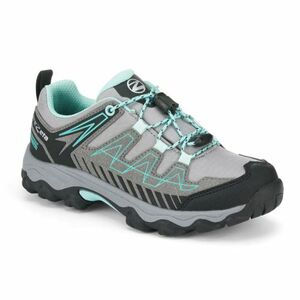 Lány alacsony túracipő TREZETA Thunder WP K grey green kép