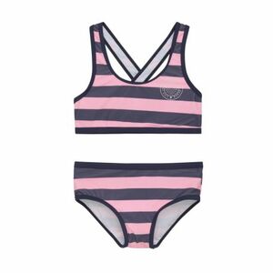 Lány fürdőruhák COLOR KIDS Bikini W. Chest print, AOP, vintage indigo kép