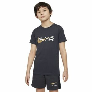 Lány póló rövid ujjú NIKE B NSW N AIR TEE-070 DK SMOKE GREY METALLIC GOLD kép