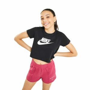 Lány póló rövid ujjú NIKE G NSW TEE CROP FUTURA-DA6925-012-black kép