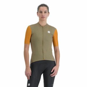 Női rövid ujjú kerékpáros mez SPORTFUL Checkmate w jersey, dark gold berry blue kép