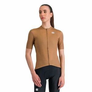 Női rövid ujjú kerékpáros mez SPORTFUL Checkmate w jersey, gold mauve kép