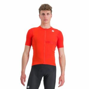 Férfi rövidujjú kerékpáros mez SPORTFUL Matchy short sleeve jersey, chili red kép