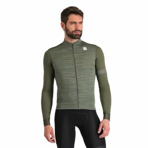 Férfi kerékpáros mez hosszú ujjal SPORTFUL Supergiara thermal jersey, beetle kép