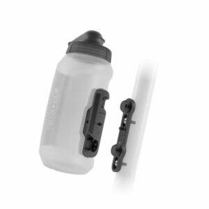 Biciklis palack FIDLOCK set láhve s držákem BOTTLE TWIST 750 ml Transparent Black kép