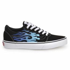 Fiú szabadidőcipők VANS Ward Flame black white kép