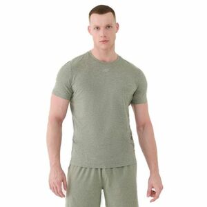 Férfi rövid ujjú edzőpóló 4F TSHIRT FNK M1344-44M-OLIVE MELANGE kép