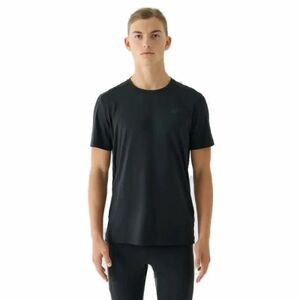 Férfi rövid ujjú edzőpóló 4F TSHIRT FNK M1343-20S-DEEP BLACK kép