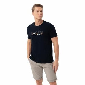 Férfi rövid ujjú póló VOLCANO T-RIZ-NAVY kép