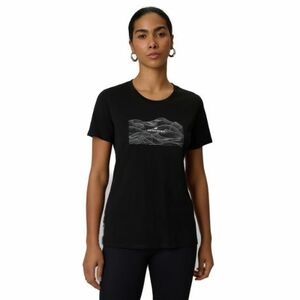 Női rövid ujjú túrázó póló 4F TSHIRT F2785-20S-DEEP BLACK kép