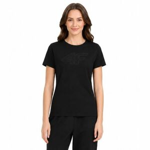 Női rövid ujjú póló 4F TSHIRT F3309-20S-DEEP BLACK kép