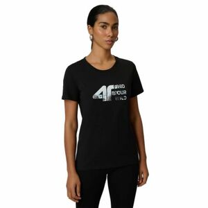 Női rövid ujjú túrázó póló 4F TSHIRT F2775-20S-DEEP BLACK kép