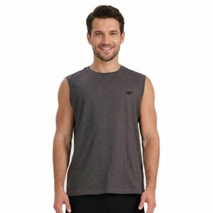 Férfi ujjatlan póló 4F SLEEVELESS M306-23M-DARK GREY MELANGE kép