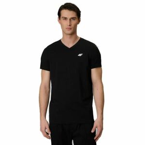 Férfi rövid ujjú póló 4F TSHIRT M3339-20S-DEEP BLACK kép