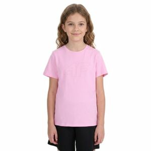 Lány póló rövid ujjú 4F JUNIOR TSHIRT F3004-56S-LIGHT PINK kép