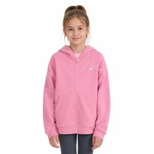 Lány kapucnis pulóver cipzárral 4F JUNIOR SWEATSHIRT F2271-54S-PINK kép