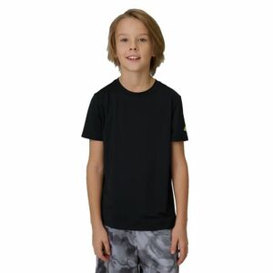 Fiú edzőpóló rövid ujjú 4F JUNIOR TSHIRT FNK M1966-20S-DEEP BLACK kép