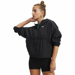 Női edződzseki UNDER ARMOUR Rival Woven Bungee FZ-BLK kép