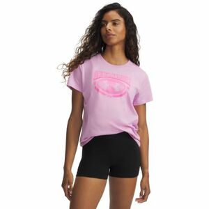 Női rövid ujjú póló UNDER ARMOUR UA W VARSITY SS-PNK kép