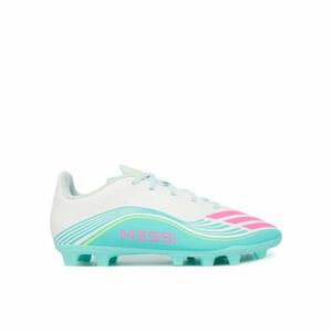 Fiú focicipők kültéri ADIDAS F50 Messi Club K FG MG cloud white lucid pink flash aqua kép