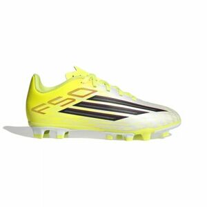 Fiú focicipők kültéri ADIDAS F50 Club Jr FG MG team solar yellow 2 core black lucid red kép