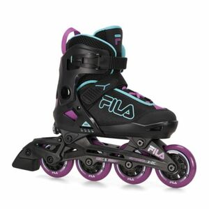 Lány görkorcsolyák FILA SKATES X 2C G Jr black violet light blue kép
