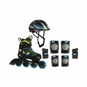 Fiú görkorcsolyák FILA SKATES J-One Combo 3Set K blue lime kép