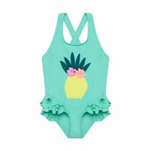 Lány fürdőruhák COLOR KIDS Swimsuit W. Application 8714-Cabbage kép