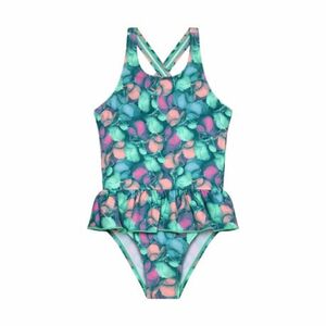 Lány fürdőruhák COLOR KIDS Swimsuit W. Skirt, AOP-8714-Cabbage kép