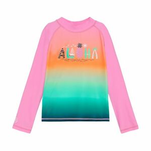 Gyerek fürdőpóló COLOR KIDS T-shirt L S W. Chest Print-5708-Begonia Pink kép