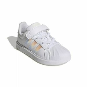 Lány szabadidőcipő ADIDAS Streettalk K cloud white iridescent core white kép