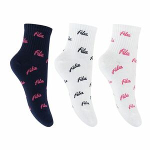 Lány zoknik FILA 3 PACK-F2120-125 White Navy kép