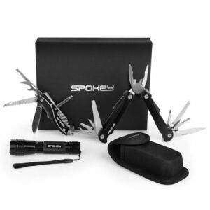 Szerszámok SPOKEY BOLD Multifunction tool set in gift box: nůž + kleště + svítilna s poutkem kép