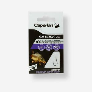 Caperlan Előkötött horog, flourocarbon, n°8 - n°14 kép