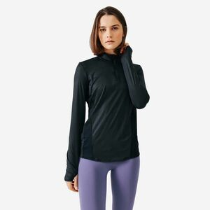 Kalenji Női futófelső, hosszú ujjú, légáteresztő - Run Dry+ Zip kép