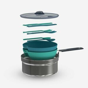 Quechua Edénykészlet, inox, 2 személyes - MH100 kép