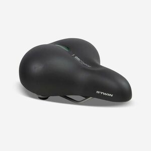 Decathlon Városi kerékpárnyereg 90°, zselés, XL kép