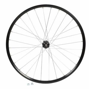 Rockrider MTB hátsó kerék, 27, 5”, dupla falú felni, V-fék, menetes kép